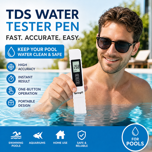 ✨ בודק איכות מים 3 ב-1 - מודד TDS, מוליכות וטמפרטורה עם תצוגת LCD 🌊📱
