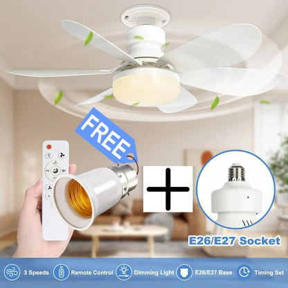 ⏳מבצע יום אחרון LED SmartBreez™ 40W – 20.5 אינץ', שקט במיוחד עם שלט רחוק 🎯 | E27 + מתאם B22 חינם 🔌 | לחדר שינה 😴, מטבח 👩‍🍳 ומוסך 🛠️ – מוכן לשימוש בבריטניה!