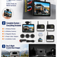 🔥🎁הנחה 50% חדש🔥 מערכת מצלמות אחורית אלחוטית 1080p HD לרכב