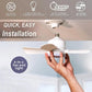 ⏳מבצע יום אחרון LED SmartBreez™ 40W – 20.5 אינץ', שקט במיוחד עם שלט רחוק 🎯 | E27 + מתאם B22 חינם 🔌 | לחדר שינה 😴, מטבח 👩‍🍳 ומוסך 🛠️ – מוכן לשימוש בבריטניה!