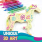 🎨 טושי 3D מתנפחים לילדים – 6 יחידות, דיו קסום שמתנפח בחום. מתנה מושלמת לחג וכיף יצירתי! ✨🎁