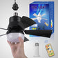 ⏳מבצע יום אחרון LED SmartBreez™ 40W – 20.5 אינץ', שקט במיוחד עם שלט רחוק 🎯 | E27 + מתאם B22 חינם 🔌 | לחדר שינה 😴, מטבח 👩‍🍳 ומוסך 🛠️ – מוכן לשימוש בבריטניה!