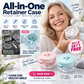 🦷🧳 All-in-One Retainer Storage Case — Soaking Compartment, Built-in Mirror & Cleaning Tools