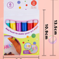 🎨 טושי 3D מתנפחים לילדים – 6 יחידות, דיו קסום שמתנפח בחום. מתנה מושלמת לחג וכיף יצירתי! ✨🎁