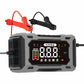 🔋50% הנחה עכשיו! מטען חכם למצבר רכב 12V 6A, מטען עם שיקום פולסים ומסך LCD – תחזוקה אוטומטית למצברי עופרת-חומצה לרכב, לאופנוע ולקרוואן