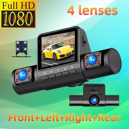 מצלמת דאש 1080P 4 ערוצים עם ראיית לילה