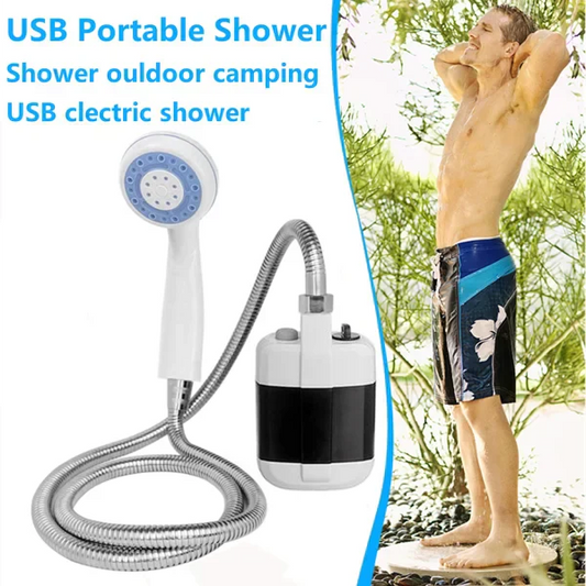 🚿הישארו רעננים בחוץ✨ מקלחת קמפינג ניידת עם זרימה מתכווננת - לניקוי קל ונוח בחוץ!