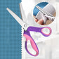 ✂️ מספריים רב-תכליתיים עם שיניים משוננים – חיתוך זיגזג לבד, נייר ועור