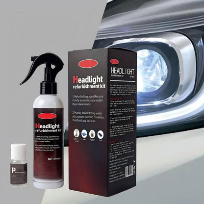 רכב פנס ניקוי ושיקום סוכן - מסיר סריטות, אולטרה סגול הגנה אנטי מצהיב