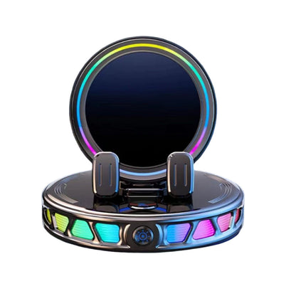 📱 מעמד טלפון RGB לרכב ✅ היאחזות אוטומטית וטעינה אלחוטית | ניהול ביד אחת בטוח 🚗