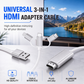 כבל HDMI 3-ב-1 לטלפון