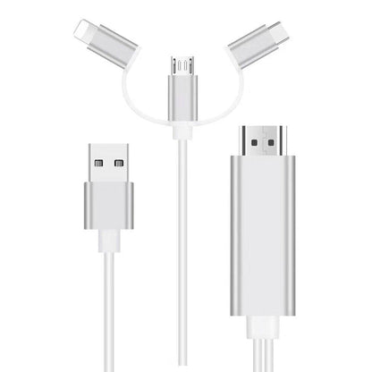 כבל HDMI 3-ב-1 לטלפון