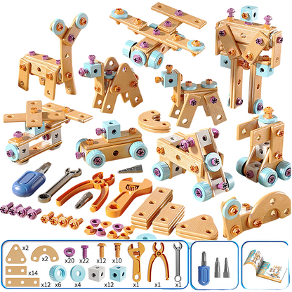ערכת כלי עבודה DIY חינוכית לילדים