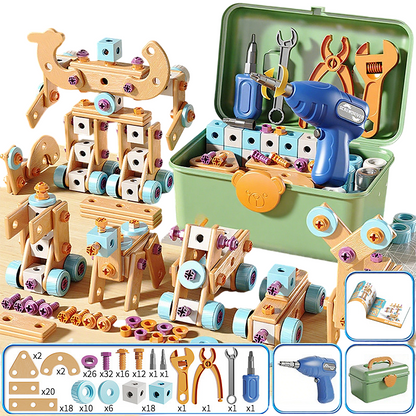 ערכת כלי עבודה DIY חינוכית לילדים