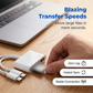 💾 קורא כרטיסי זיכרון 5 ב-1 | USB-C + 8-Pin