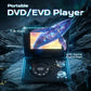 ✨ נגן DVD/EVD נייד בגודל 7.8 אינץ׳ עם מסך מסתובב ופונקציית משחקים 🎮