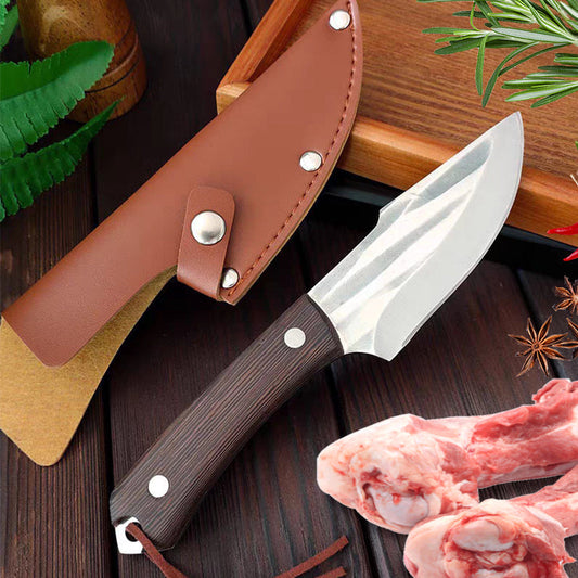 מתנות מעשיות - סכין קליבר בשר (עם כיסוי עור)